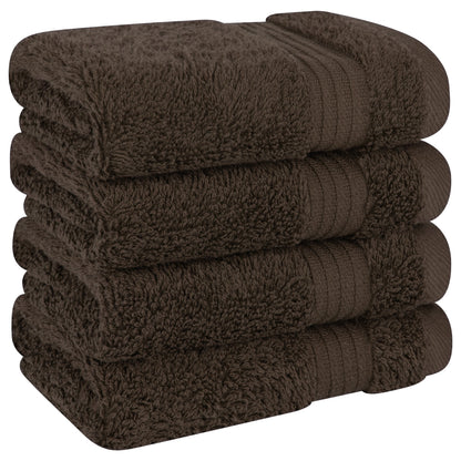 American Soft Linen Bekos 100% Cotton Turkish 4-Piece Washcloth Towel Sets, Wholesale Luxury Towels