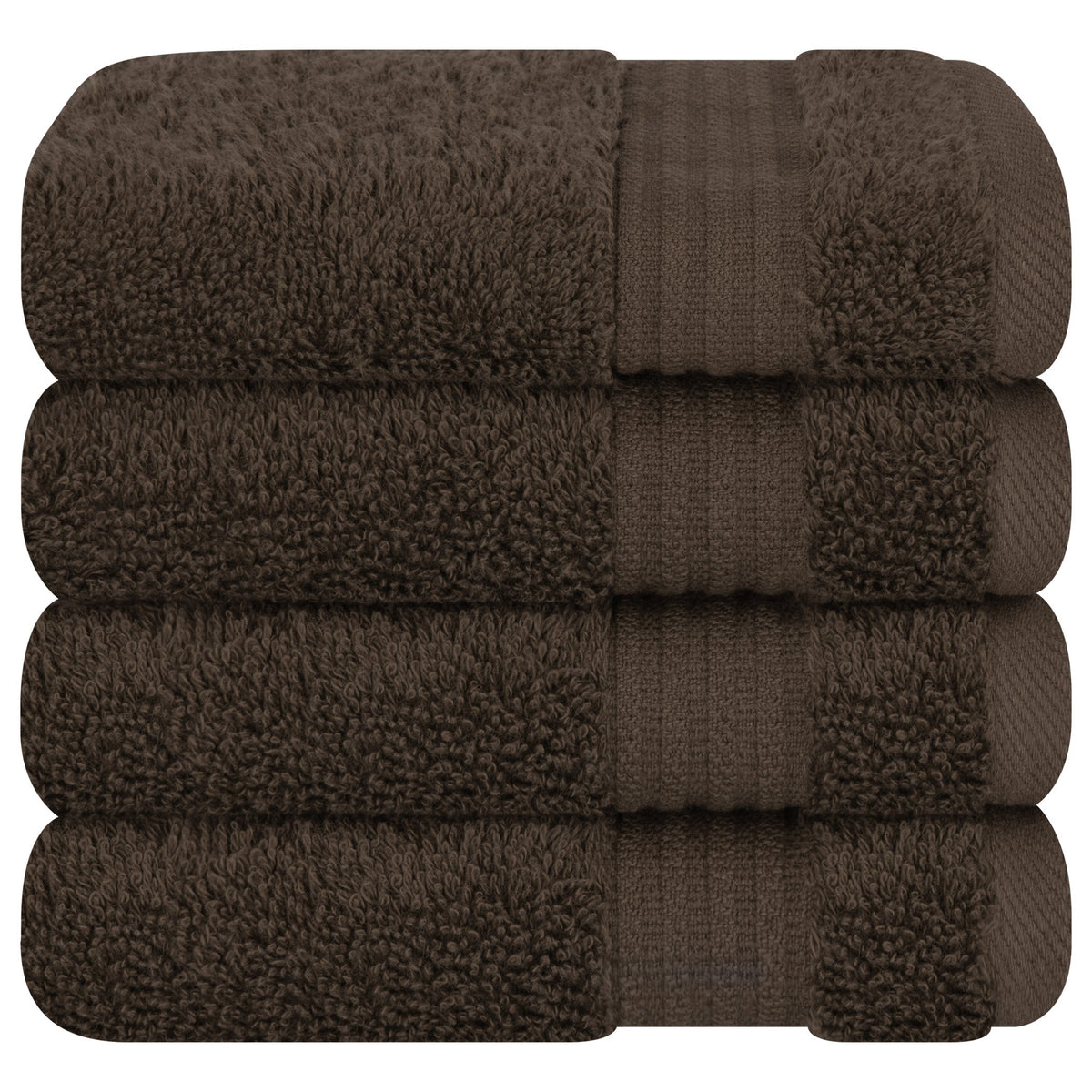 American Soft Linen Bekos 100% Cotton Turkish 4-Piece Washcloth Towel Sets, Wholesale Luxury Towels