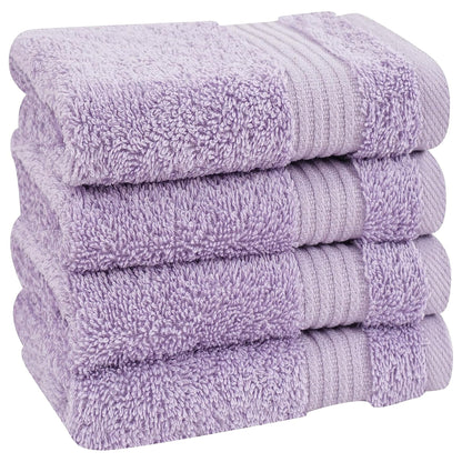 American Soft Linen Bekos 100% Cotton Turkish 4-Piece Washcloth Towel Sets, Wholesale Luxury Towels