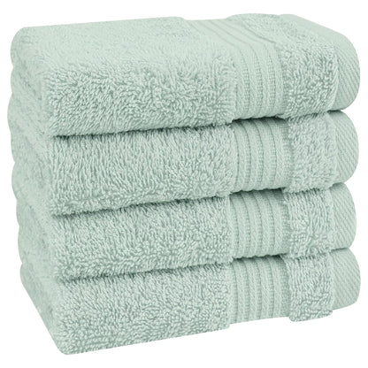 American Soft Linen Bekos 100% Cotton Turkish 4-Piece Washcloth Towel Sets, Wholesale Luxury Towels
