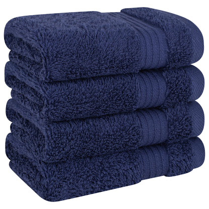 American Soft Linen Bekos 100% Cotton Turkish 4-Piece Washcloth Towel Sets, Wholesale Luxury Towels