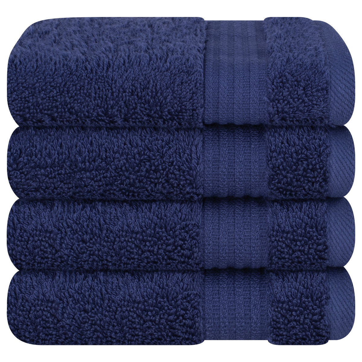 American Soft Linen Bekos 100% Cotton Turkish 4-Piece Washcloth Towel Sets, Wholesale Luxury Towels