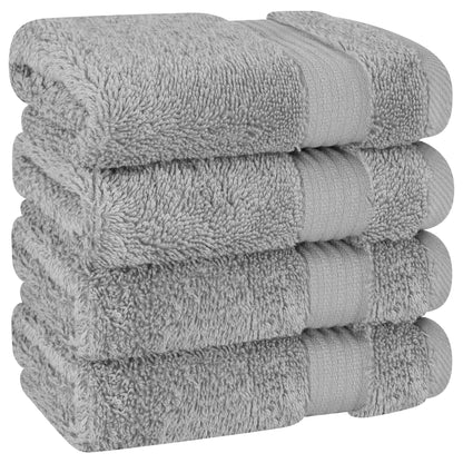 American Soft Linen Bekos 100% Cotton Turkish 4-Piece Washcloth Towel Sets, Wholesale Luxury Towels