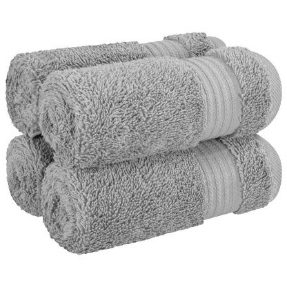 American Soft Linen Bekos 100% Cotton Turkish 4-Piece Washcloth Towel Sets, Wholesale Luxury Towels