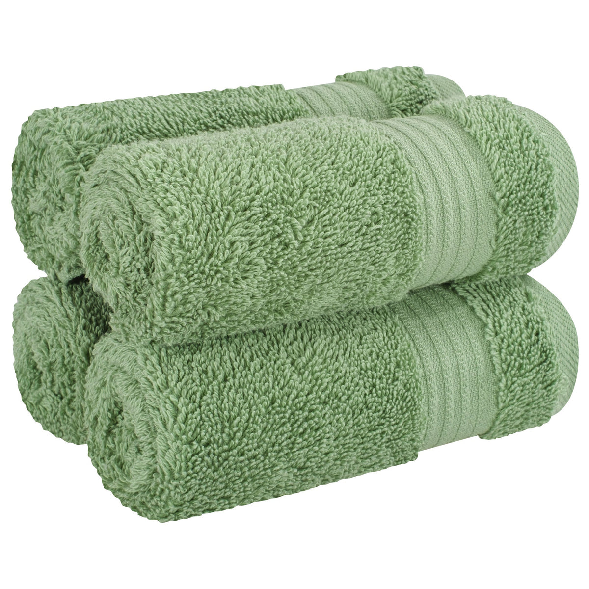 American Soft Linen Bekos 100% Cotton Turkish 4-Piece Washcloth Towel Sets, Wholesale Luxury Towels