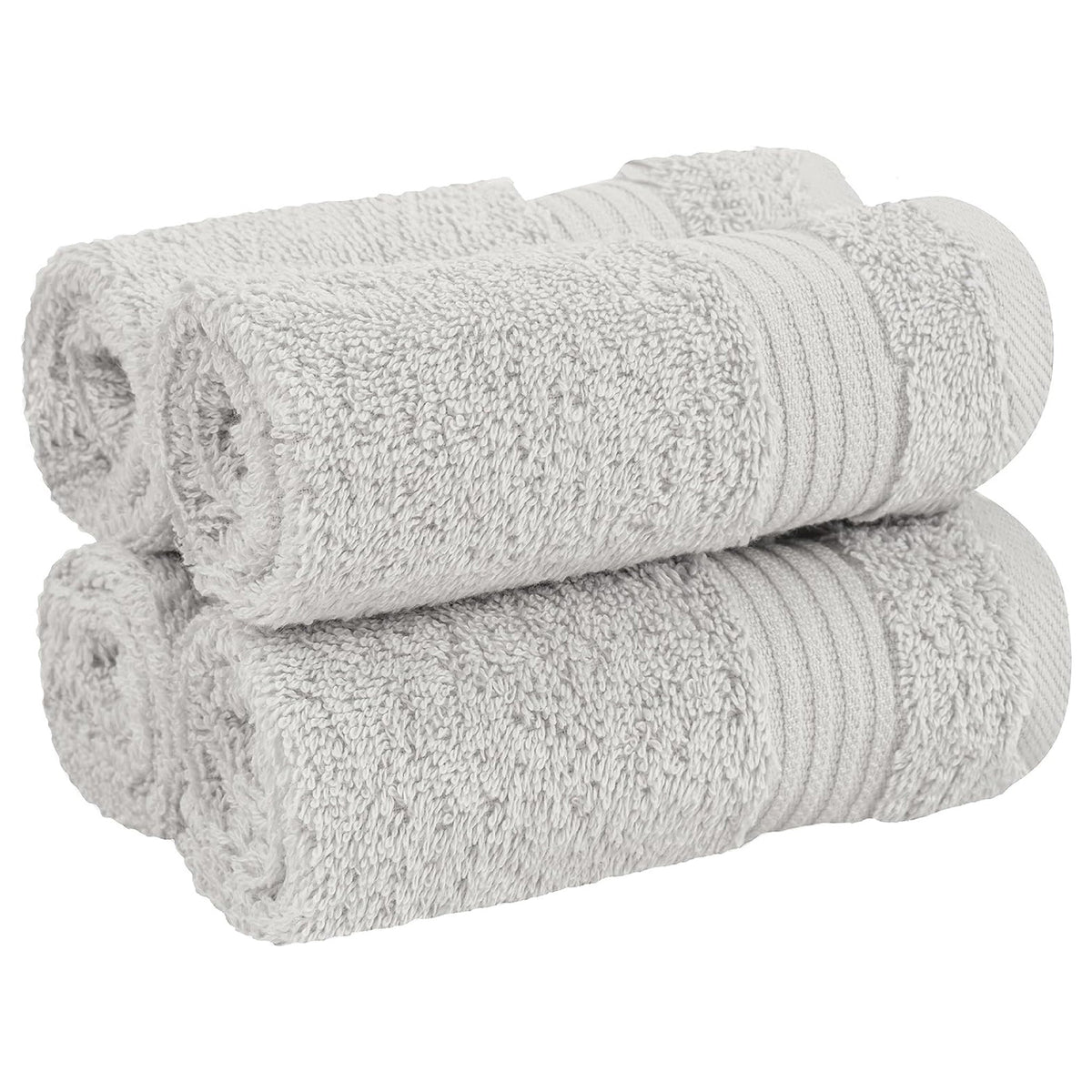 American Soft Linen Bekos 100% Cotton Turkish 4-Piece Washcloth Towel Sets, Wholesale Luxury Towels
