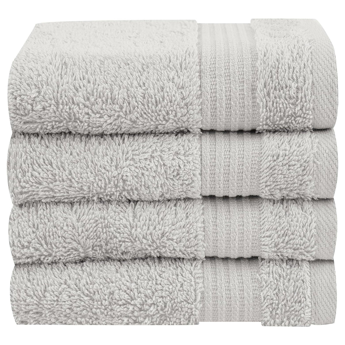 American Soft Linen Bekos 100% Cotton Turkish 4-Piece Washcloth Towel Sets, Wholesale Luxury Towels