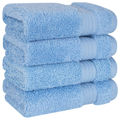 American Soft Linen Bekos 100% Cotton Turkish 4-Piece Washcloth Towel Sets, Wholesale Luxury Towels