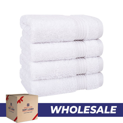 American Soft Linen Bekos 100% Cotton Turkish 4-Piece Washcloth Towel Sets, Wholesale Luxury Towels