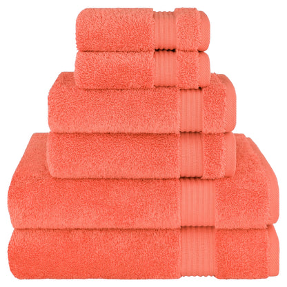American Soft Linen Bekos 100% Cotton 6-Piece Turkish Bath Towel Sets, Wholesale Luxury Bath Towels
