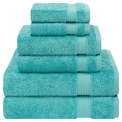 American Soft Linen Bekos 100% Cotton 6-Piece Turkish Bath Towel Sets, Wholesale Luxury Bath Towels