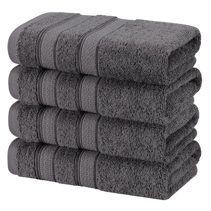 Salem 4 Piece 100% Cotton Luxury Turkish Hand Towel Sets - Wholesale hand towels