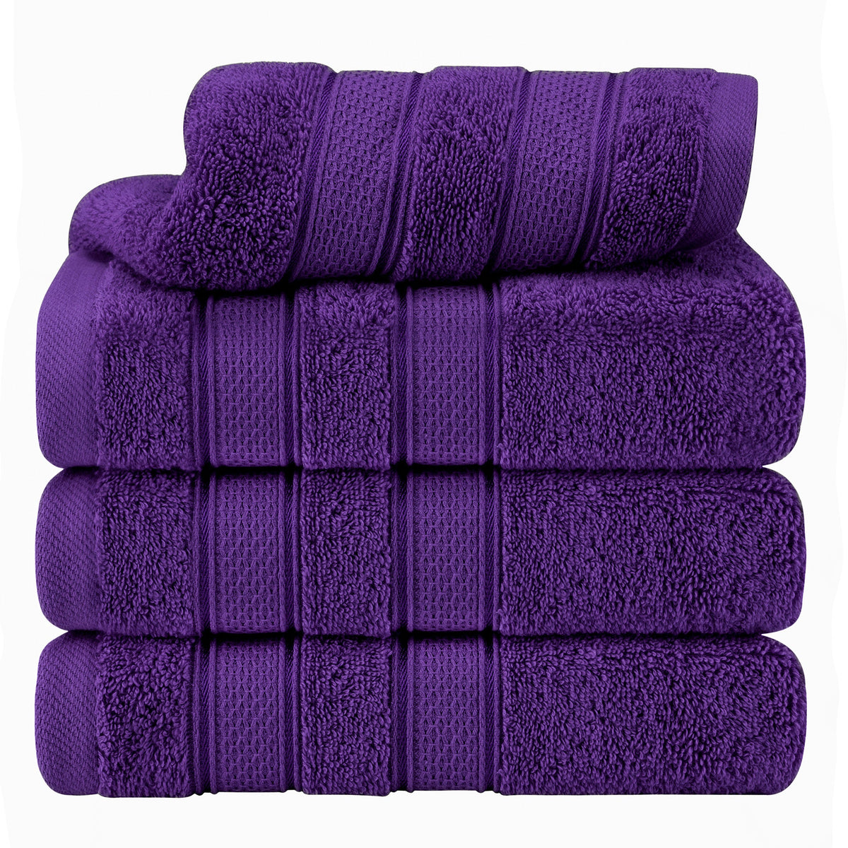 Salem 4 Piece 100% Cotton Luxury Turkish Hand Towel Sets - Wholesale hand towels