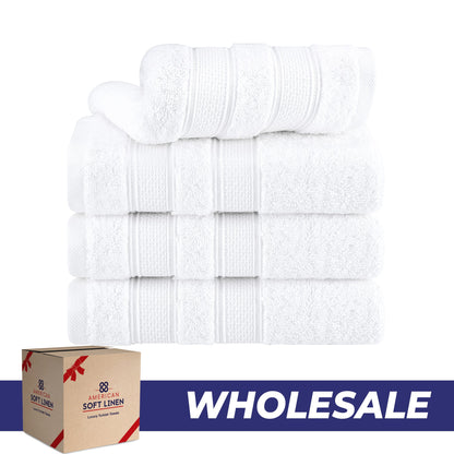 Salem 4 Piece 100% Cotton Luxury Turkish Hand Towel Sets - Wholesale hand towels