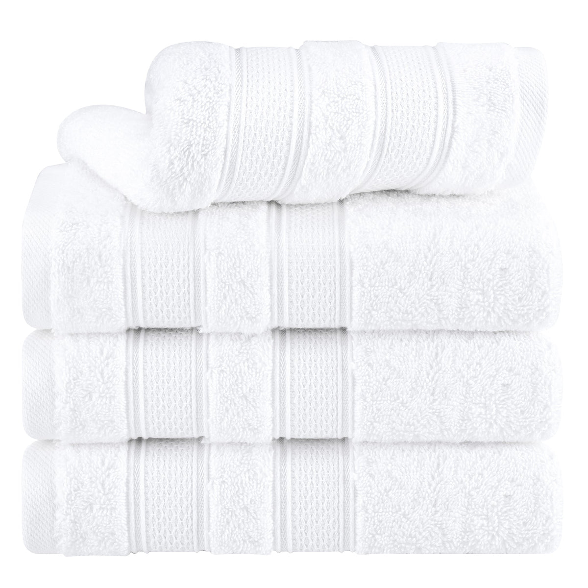 Salem 4 Piece 100% Cotton Luxury Turkish Hand Towel Sets - Wholesale hand towels