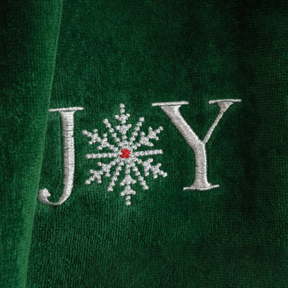 American Soft Linen Christmas Towels Bathroom Set, 2 Packed Embroidered Decorative 100% Cotton Hand Towels, Dish Towels for Decor Xmas - 60 Set Case Pack