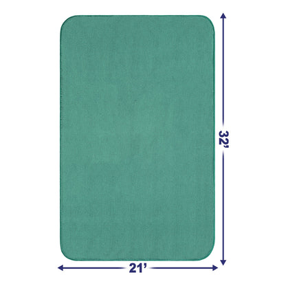 American Soft Linen Fluffy Foamed Bath Rug, 21x32 inches Bath Rugs for Bathroom, 100% Polyester Upper Fluffy Surface and Grip Enhanced Base - 18 Set Case Pack