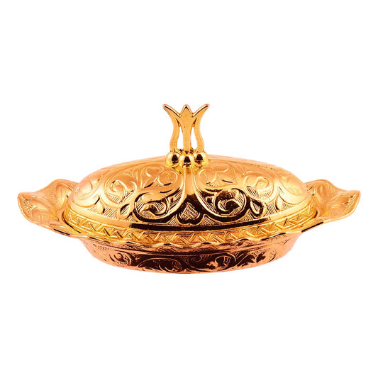 Turkish Delight Bowl - Large Boat - Gold Tone - Acar catalog image