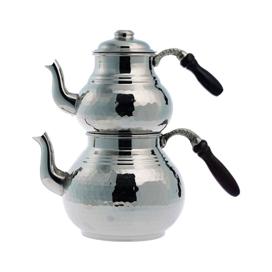 Tea Pot - Large Hammered - White - Acar catalog image