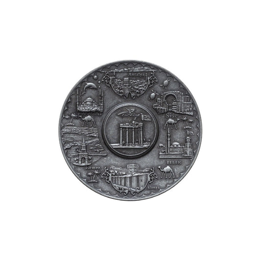 Decorative Plate Small - Tinned Finish - Acar catalog image