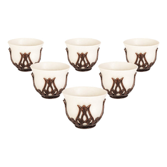 6-Person Mirra Set - Without Tray - Antique Copper Tone - Acar catalog image