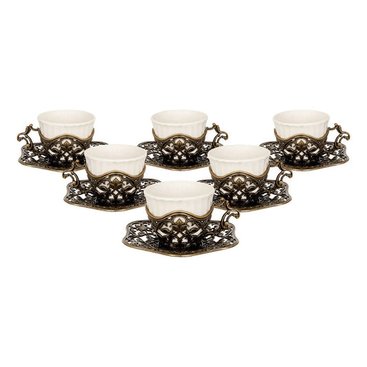 6-Person Presentation Set - Elisa - Plain - Antique Gold Tone - Acar catalog image