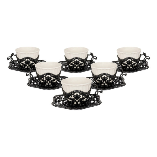 6-Person Presentation Set - Elisa - Plain - Tinned Finish - Acar catalog image