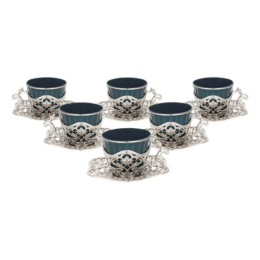 6-Person Presentation Set - Elisa - Green - White - Acar catalog image