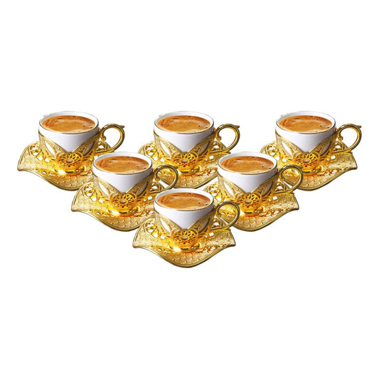 6-Person Presentation Set - Busra Plain - Gold Tone - Acar catalog image