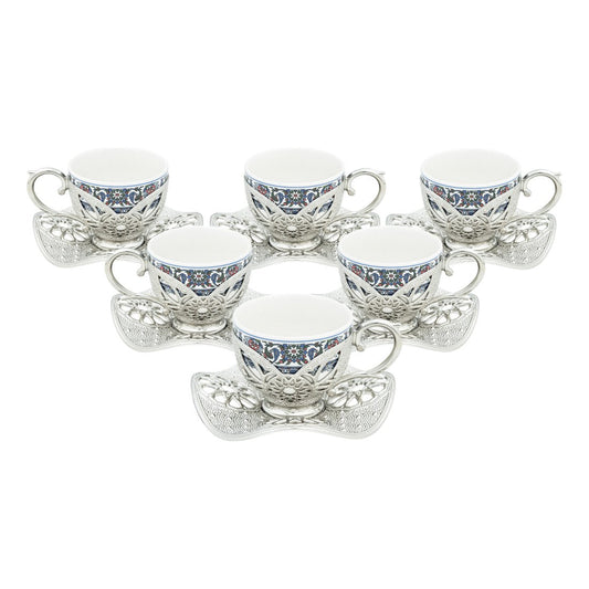 6-Person Presentation Set - Busra Topkapi - White - Acar catalog image