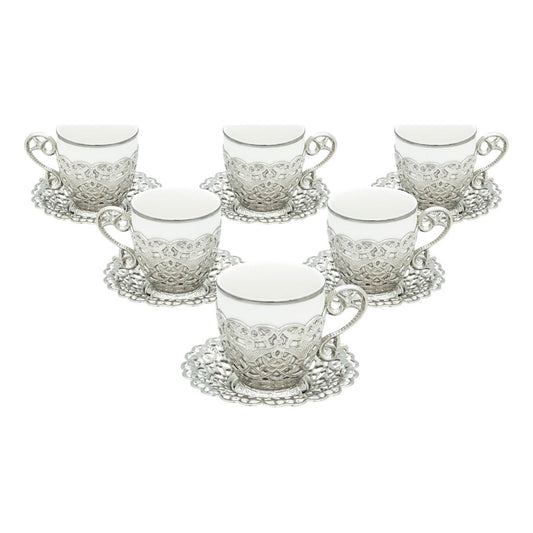 6-Person Presentation Set - Poppy Plain - White - Acar catalog image