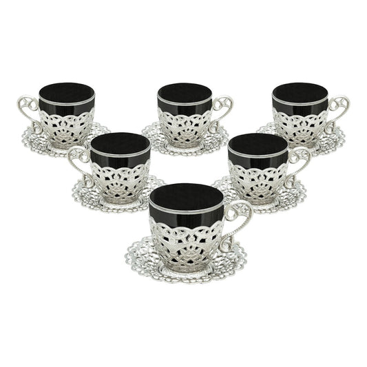 6-Person Presentation Set - Poppy - Black - White - Acar catalog image