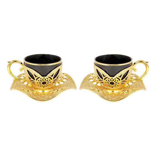 2-Person Presentation Set - Busra - Black - Gold Tone - Acar catalog image