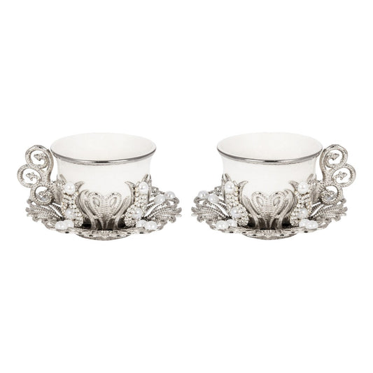 2-Person Presentation Set - Gem-Style - Gilded - White - Acar catalog image
