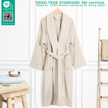 American Soft Linen Luxury Men’s Robe – 100% Cotton, Quick Dry, Turkish Bathrobe for Wholesale