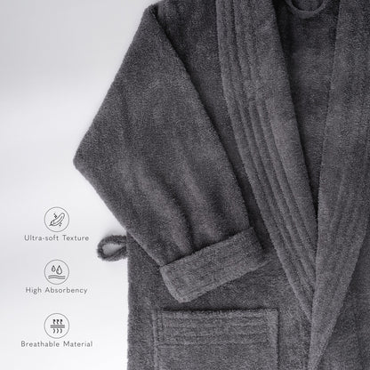 American Soft Linen Luxury Men’s Robe – 100% Cotton, Quick Dry, Turkish Bathrobe for Wholesale