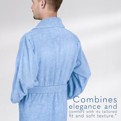 American Soft Linen Luxury Men’s Robe – 100% Cotton, Quick Dry, Turkish Bathrobe for Wholesale