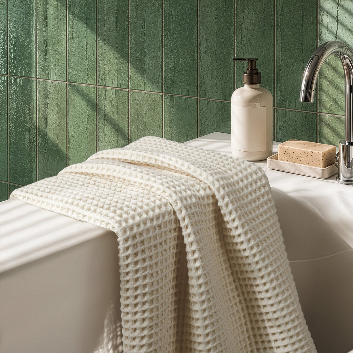 American Soft Linen 100% Cotton Waffle Bath Towels Wholesale – 26 Case
