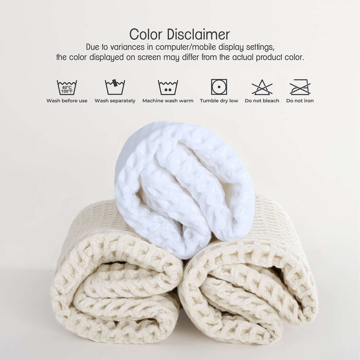 American Soft Linen 100% Cotton Waffle Bath Towels Wholesale – 26 Case