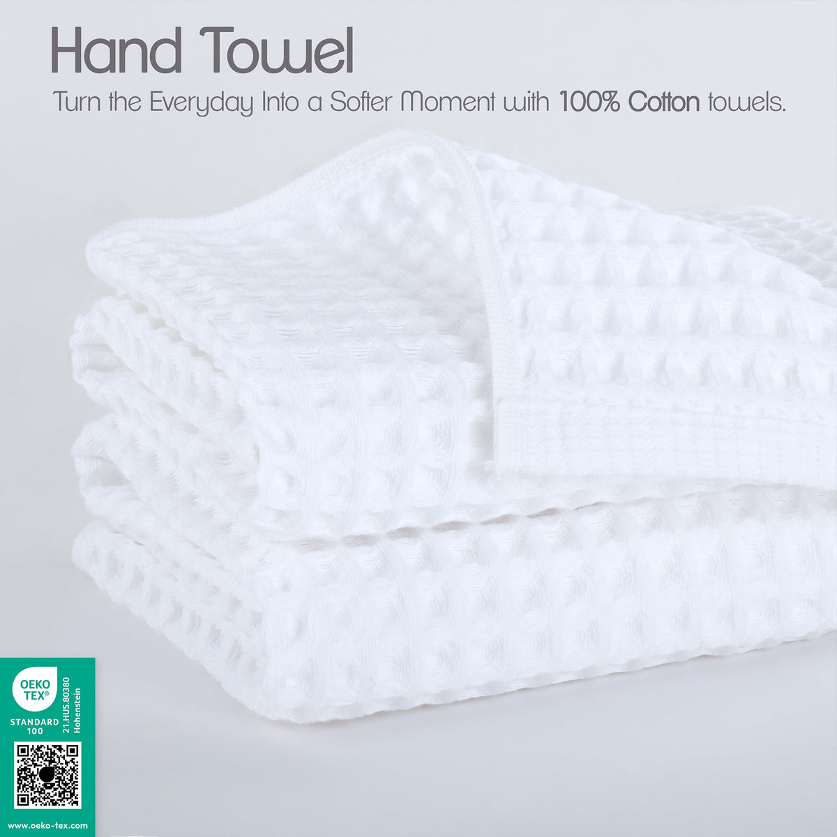 American Soft Linen 100% Cotton Waffle Hand Towels Set Wholesale – 60 Case