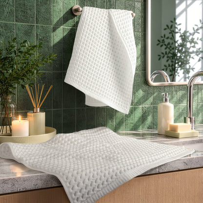 American Soft Linen 100% Cotton Waffle Hand Towels Set Wholesale – 60 Case