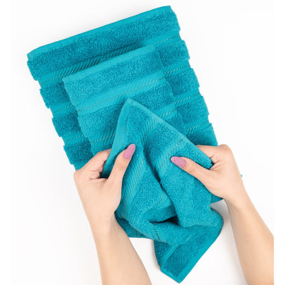 4 Piece 100% Cotton Turkish Bath Towels - 8 Set Case Pack