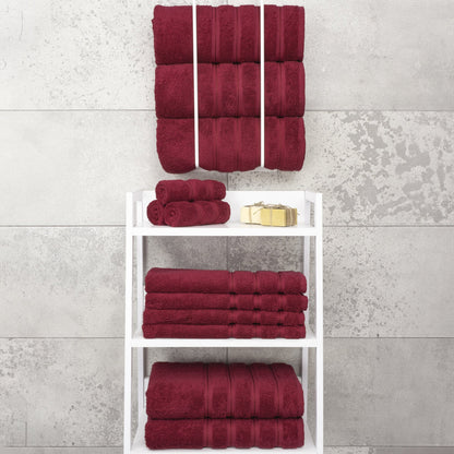 4 Piece 100% Cotton Turkish Bath Towels - 8 Set Case Pack