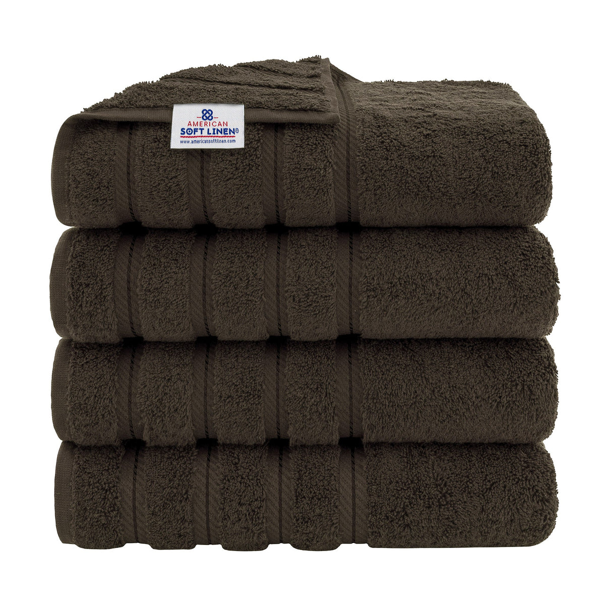 4 Piece 100% Cotton Turkish Bath Towels - 8 Set Case Pack