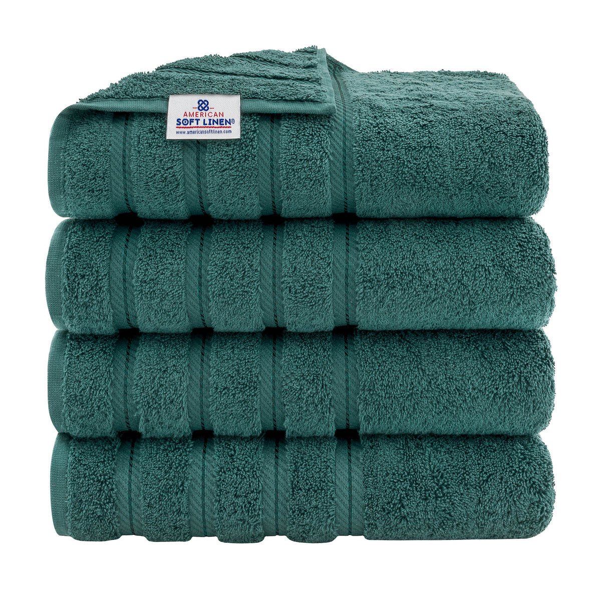4 Piece 100% Cotton Turkish Bath Towels - 8 Set Case Pack