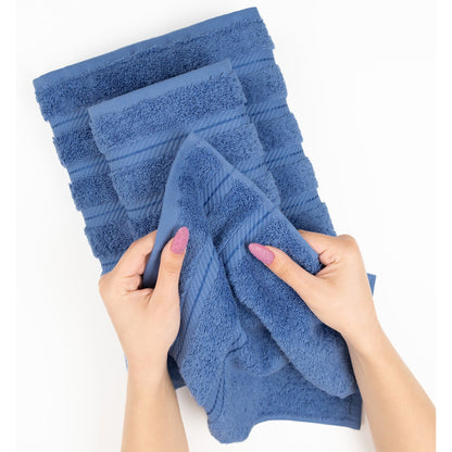 4 Piece 100% Cotton Turkish Bath Towels - 8 Set Case Pack
