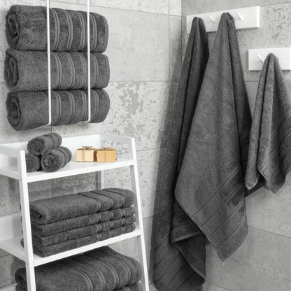 4 Piece 100% Cotton Turkish Bath Towels - 8 Set Case Pack