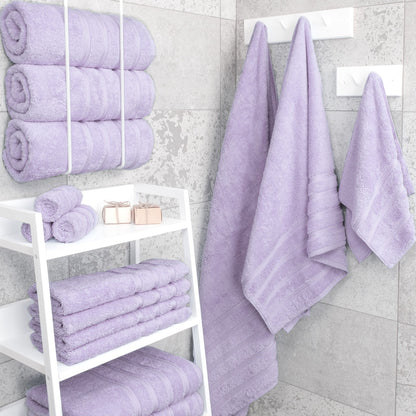 4 Piece 100% Cotton Turkish Bath Towels - 8 Set Case Pack