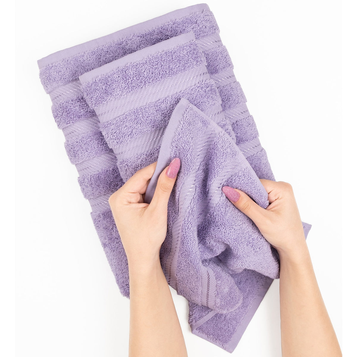 4 Piece 100% Cotton Turkish Bath Towels - 8 Set Case Pack
