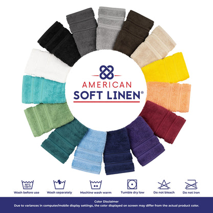 4 Piece 100% Cotton Turkish Bath Towels - 8 Set Case Pack
